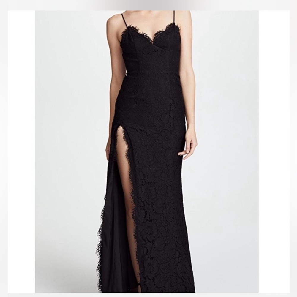 NWT Fame and Partners size 4 Elegant Black Lace Everett Dress